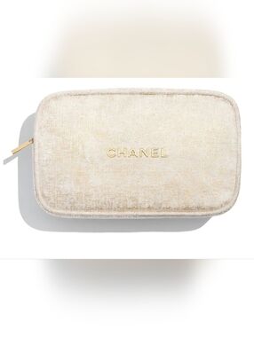 CHANEL Makeup Bag - Ivory/Gold